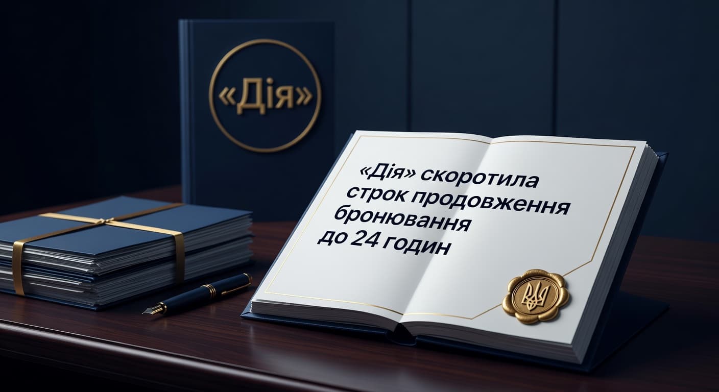 «Дія» скоротила строк продовження бронювання до 24 годин