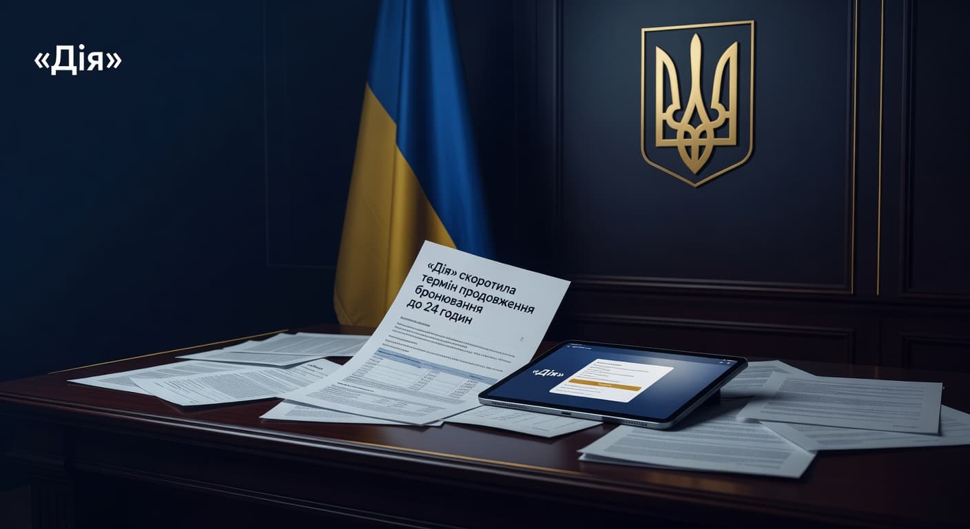 «Дія» скоротила термін продовження бронювання до 24 годин