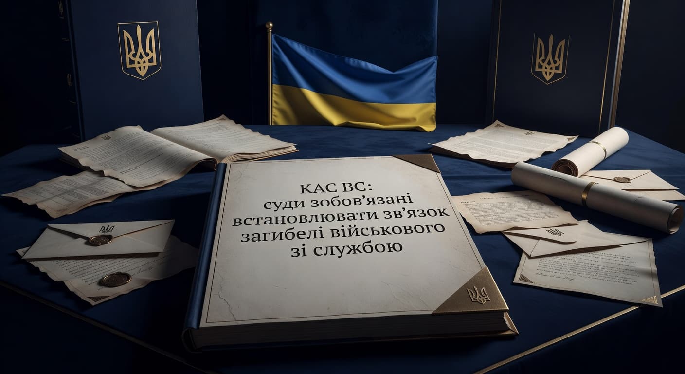 КАС ВС: суди зобов'язані встановлювати зв'язок загибелі військового зі службою