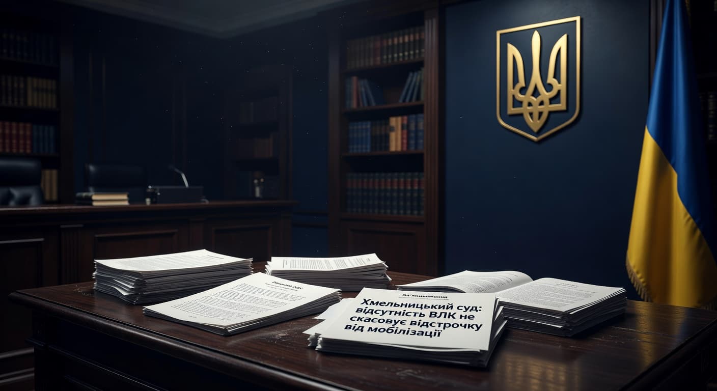 Хмельницький суд: відсутність ВЛК не скасовує відстрочку від мобілізації
