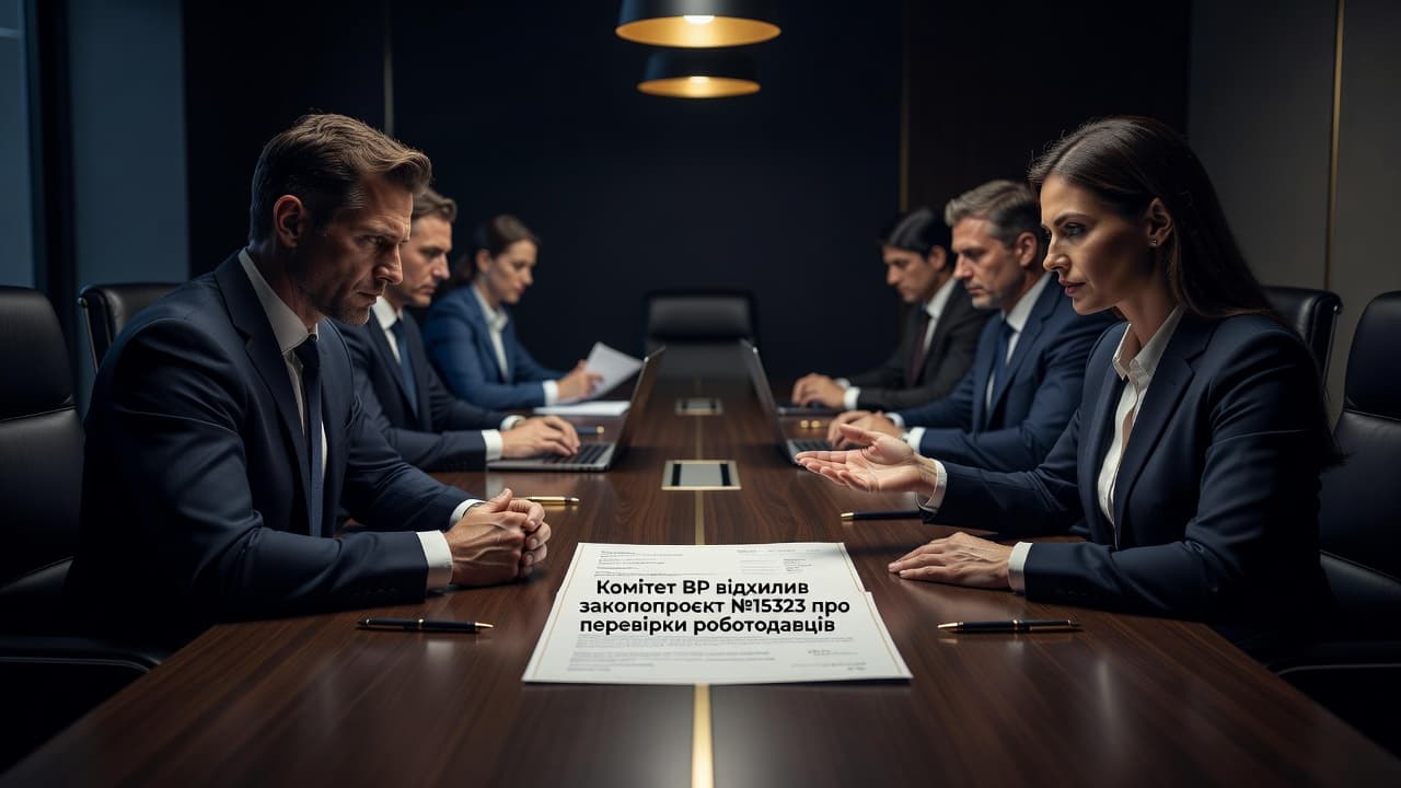 Комітет ВР відхилив законопроєкт №15323 про перевірки роботодавців