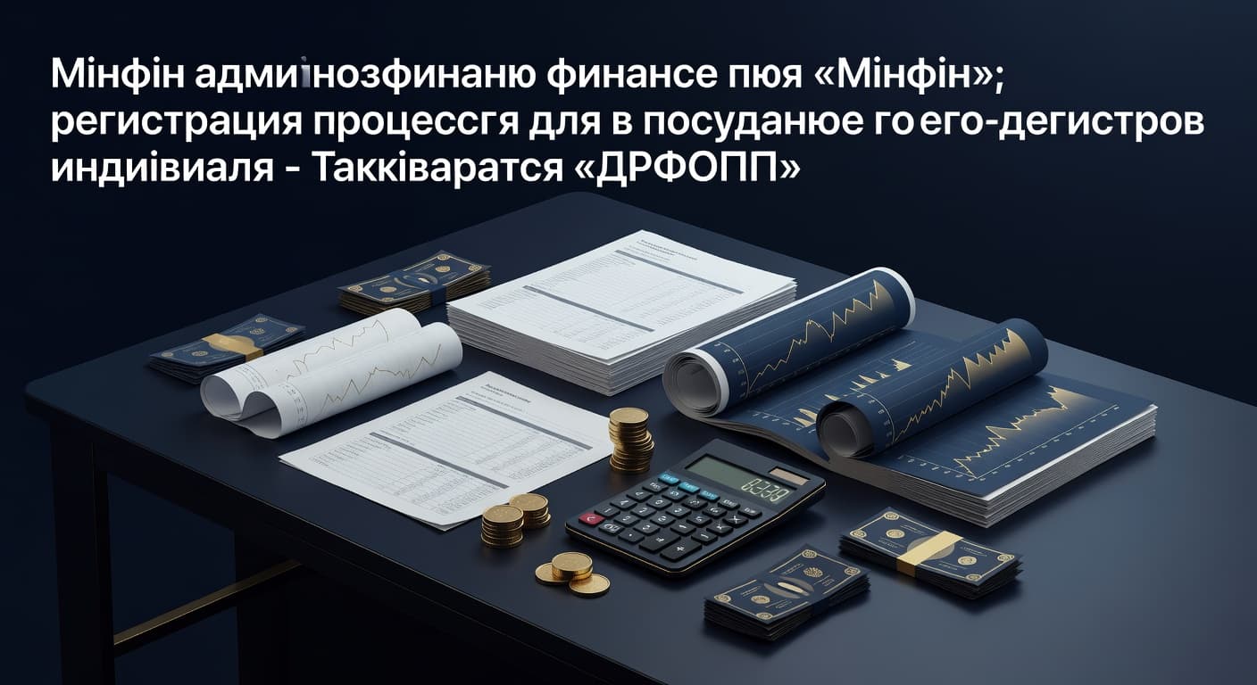 Мінфін змінив порядок реєстрації фізосіб у ДРФОПП