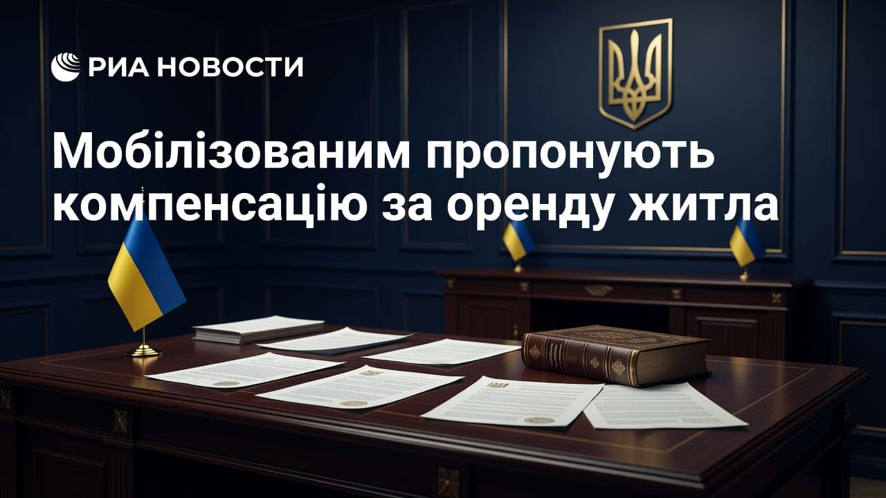 Мобілізованим пропонують компенсацію за оренду житла
