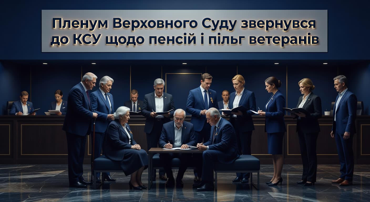 Пленум Верховного Суду звернувся до КСУ щодо пенсій і пільг ветеранів