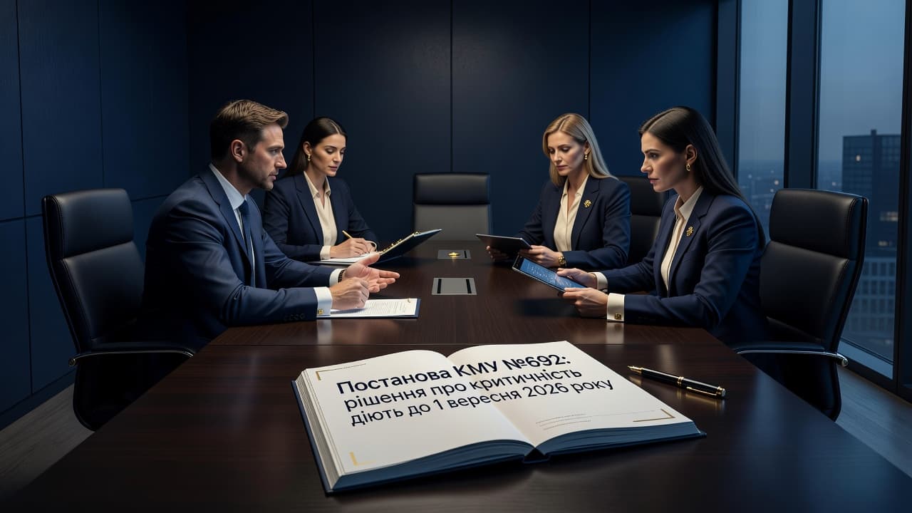 Постанова КМУ №692: рішення про критичність діють до 1 вересня 2026 року