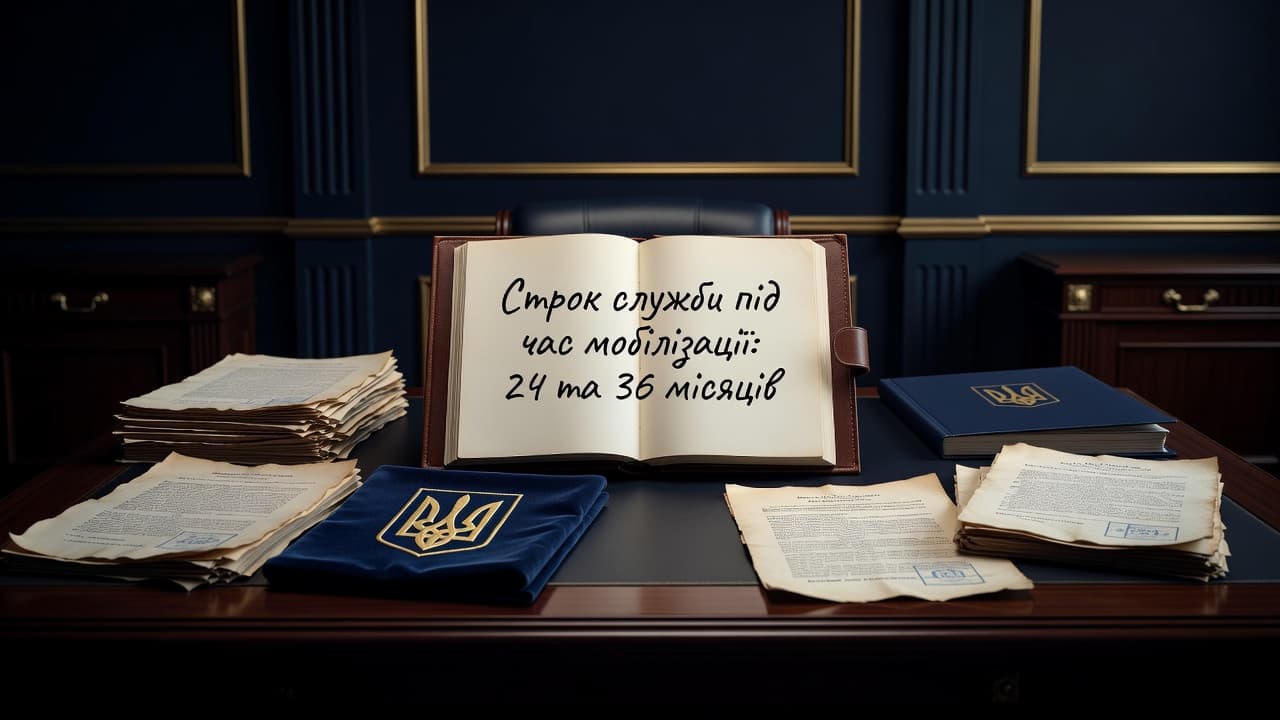 Строк служби під час мобілізації: 24 та 36 місяців
