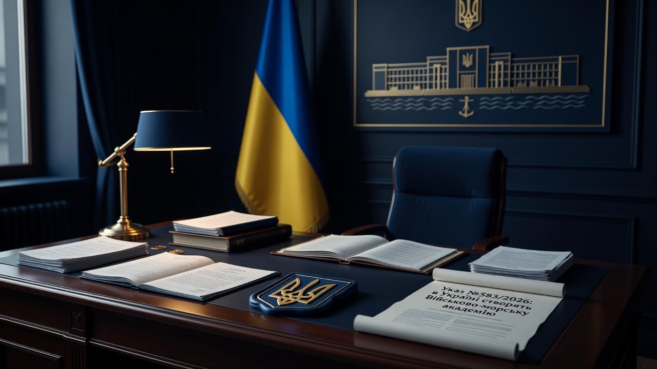 Указ №583/2026: в Україні створять Військово-морську академію