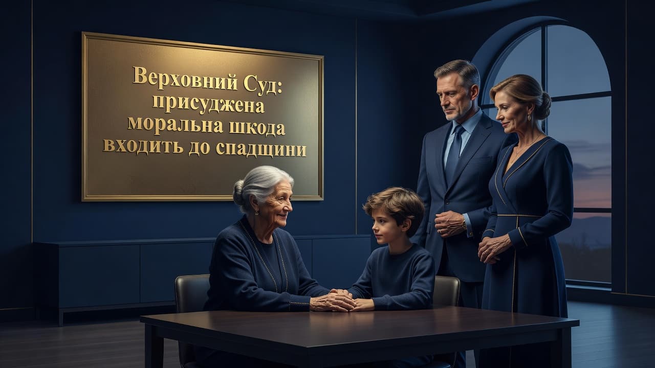 Верховний Суд: присуджена моральна шкода входить до спадщини