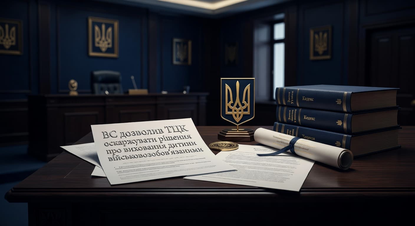 ВС дозволив ТЦК оскаржувати рішення про виховання дитини військовозобов'язаними