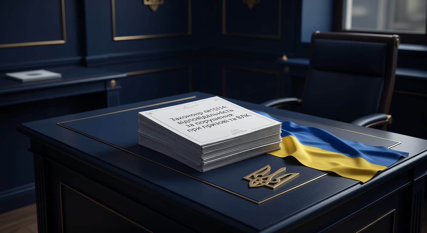 Законопроєкт №15114: відповідальність за порушення при призові та ВЛК