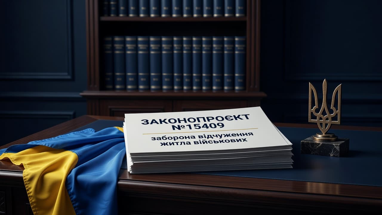 Законопроєкт №15409: заборона відчуження житла військових