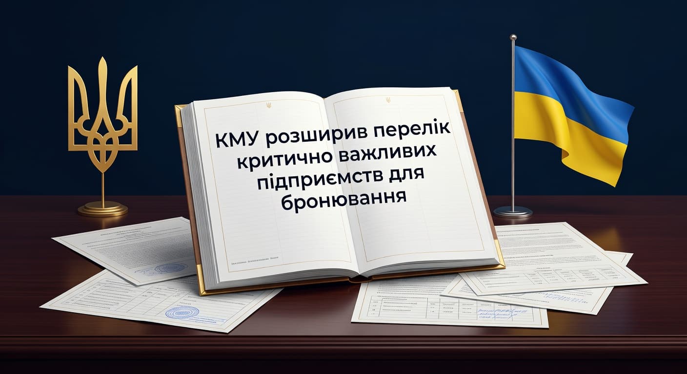 КМУ розширив перелік критично важливих підприємств для бронювання