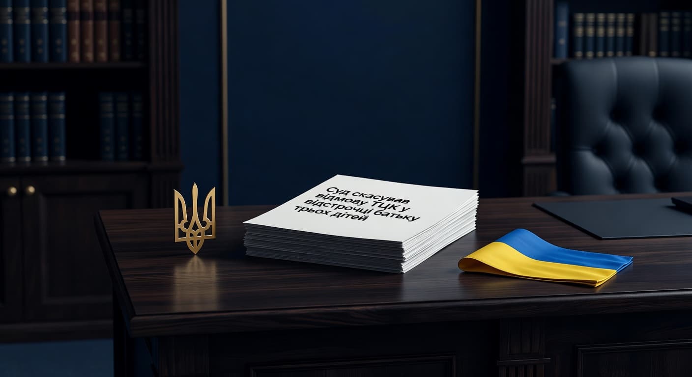 Суд скасував відмову ТЦК у відстрочці батьку трьох дітей