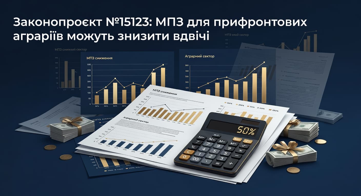 Законопроєкт №15123: МПЗ для прифронтових аграріїв можуть знизити вдвічі